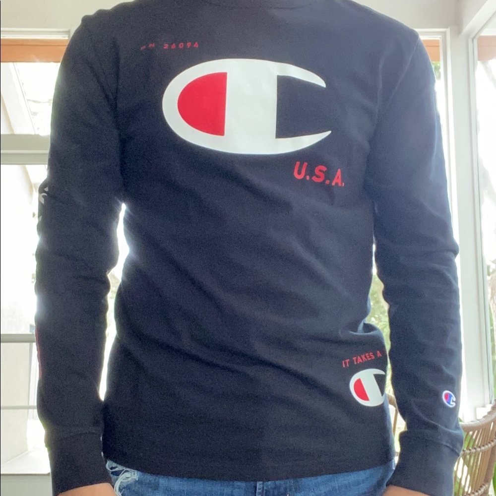 Long sleeve champion sweatshirt